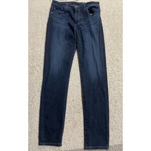 AG Adriano Goldschmeid Womens 27R Farrah High Rise Skinny Jeans Blue MSRP $198